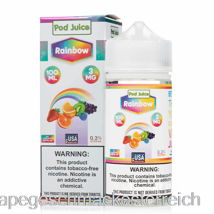 Rainbow - Schotensaft - 100ml 0mg Vape-Geschmack